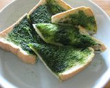 サクサクおいしい、碾茶入り抹茶トースト作り方5写真
