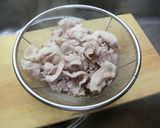 超簡単！豚コマ肉の冷しゃぶ風作り方5写真