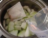 カモリと厚揚げの味噌汁〜(o˘◡˘o)♡作り方4写真