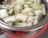 カモリと厚揚げの味噌汁〜(o˘◡˘o)♡作り方5写真