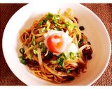 卵がからんで絶品すき焼きパスタ　作り方5写真