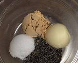 簡単朝ごはんに！ゴマきな粉バタートースト作り方1写真