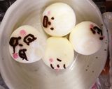 雪見だいふくで月見だいふく✩十五夜✩作り方4写真