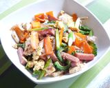 カレー風味のゴーヤチャンプルー♪作り方10写真