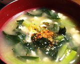 豆腐と小松菜の炒め味噌汁作り方4写真