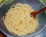 くにしゃんのエビとトマトのパスタ♪作り方2写真