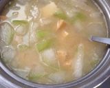 カモリと厚揚げの味噌汁〜(o˘◡˘o)♡作り方16写真