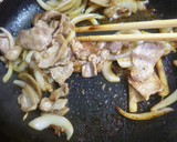 豚肉と玉ねぎの焼き肉のたれ炒め作り方4写真
