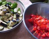 夏野菜とマイタケのカレー作り方2写真