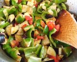 夏野菜とマイタケのカレー作り方4写真