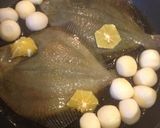 カレイと里芋の煮付け レモン風味で作り方3写真