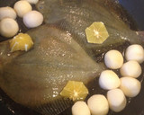 カレイと里芋の煮付け　レモン風味で作り方3写真