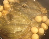 カレイと里芋の煮付け　レモン風味で作り方5写真