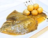 カレイと里芋の煮付け レモン風味で作り方6写真