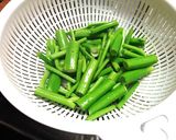 空芯菜の塩炒め作り方1写真
