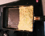 卵アレンジ☆簡単ﾀﾞｲｴｯﾄお好み焼き風作り方4写真