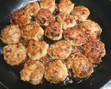 鶏つくねの甘辛照り焼き作り方3写真