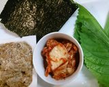 韓国風☆キムチ納豆巻き作り方2写真
