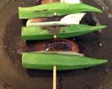 茄子とオクラの串刺し田楽♪作り方4写真