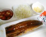 ジヤワカレーで♬鰻のカレーパエリア。作り方1写真