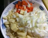 鶏肉＆パスタのスープ作り方3写真