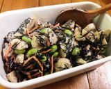 簡単♪くわい＆ひじきのデリ風サラダ作り方5写真