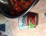 トマトとクリームチーズのブルスケッタ作り方3写真