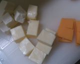 生ハムとチーズちーずcheeseサラダ作り方2写真