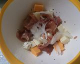 生ハムとチーズちーずcheeseサラダ作り方5写真