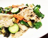 簡単！しょうがで味付け豚バラ野菜炒め作り方5写真