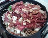 簡単！焼肉のたれでプルコギ作り方1写真