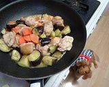 鶏肉とナスとトマト煮作り方4写真