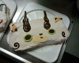 バースデーケーキ　コマさん&コマじろう作り方4写真