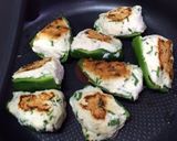 ダイエットにピーマンのおから詰め作り方5写真