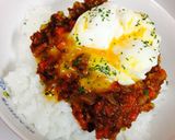 簡単！半熟卵のせドライカレー作り方9写真