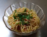ホールトマトと大葉の冷製パスタ作り方12写真