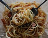 ホールトマトと大葉の冷製パスタ作り方13写真