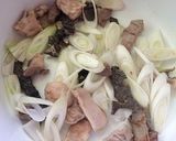 津山ホルモンうどん風ホルモンカレーうどん作り方3写真