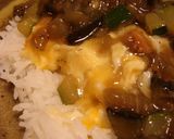 とろとろ野菜、梅あんで。ふわたま丼♪作り方4写真