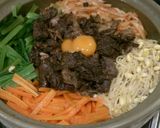 栄養満点！マグロのアラで石焼ビビンバ♪作り方5写真