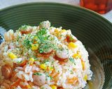 塩トマトで簡単ピラフ(炊飯器）作り方5写真
