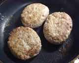 キャベツたっぷり煮込み豆腐ハン​バーグ作り方5写真