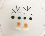 ツムツムキャラ弁☆アナ雪＊オラフ＊作り方3写真