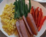 手軽にパクっと♪太巻き風ホットケーキ作り方1写真