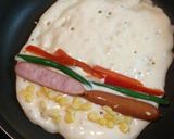 手軽にパクっと♪太巻き風ホットケーキ作り方2写真