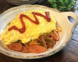 簡単めちゃうま♡オムナポリタン作り方6写真