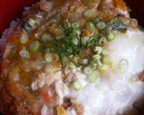 簡単に丼の出汁黄金比♪《かき揚げ玉丼偏》作り方3写真