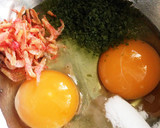青のりと干しエビ入りの卵焼き作り方1写真