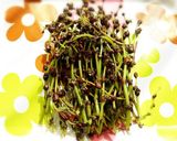 ミズ(山菜)の実(コブ)の昆布茶漬け♪作り方1写真