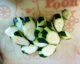 ミズ(山菜)の実(コブ)の昆布茶漬け♪作り方2写真